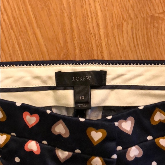 J. Crew heart print shorts - Picture 3 of 4